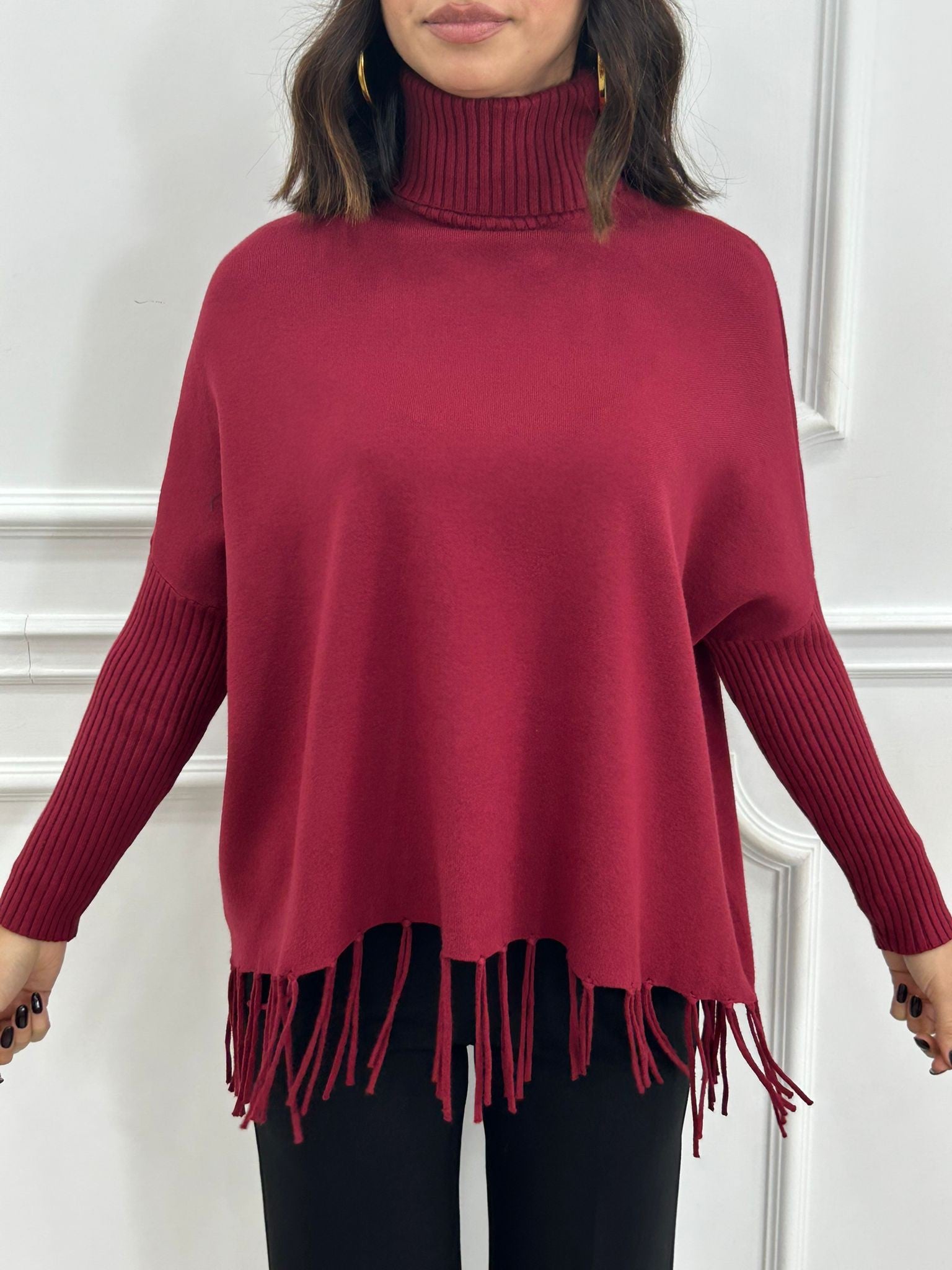 MAGLIA CON FRANGE NEW AI26