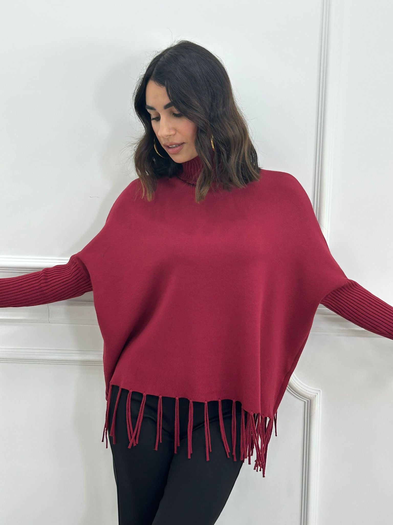 MAGLIA CON FRANGE NEW AI26