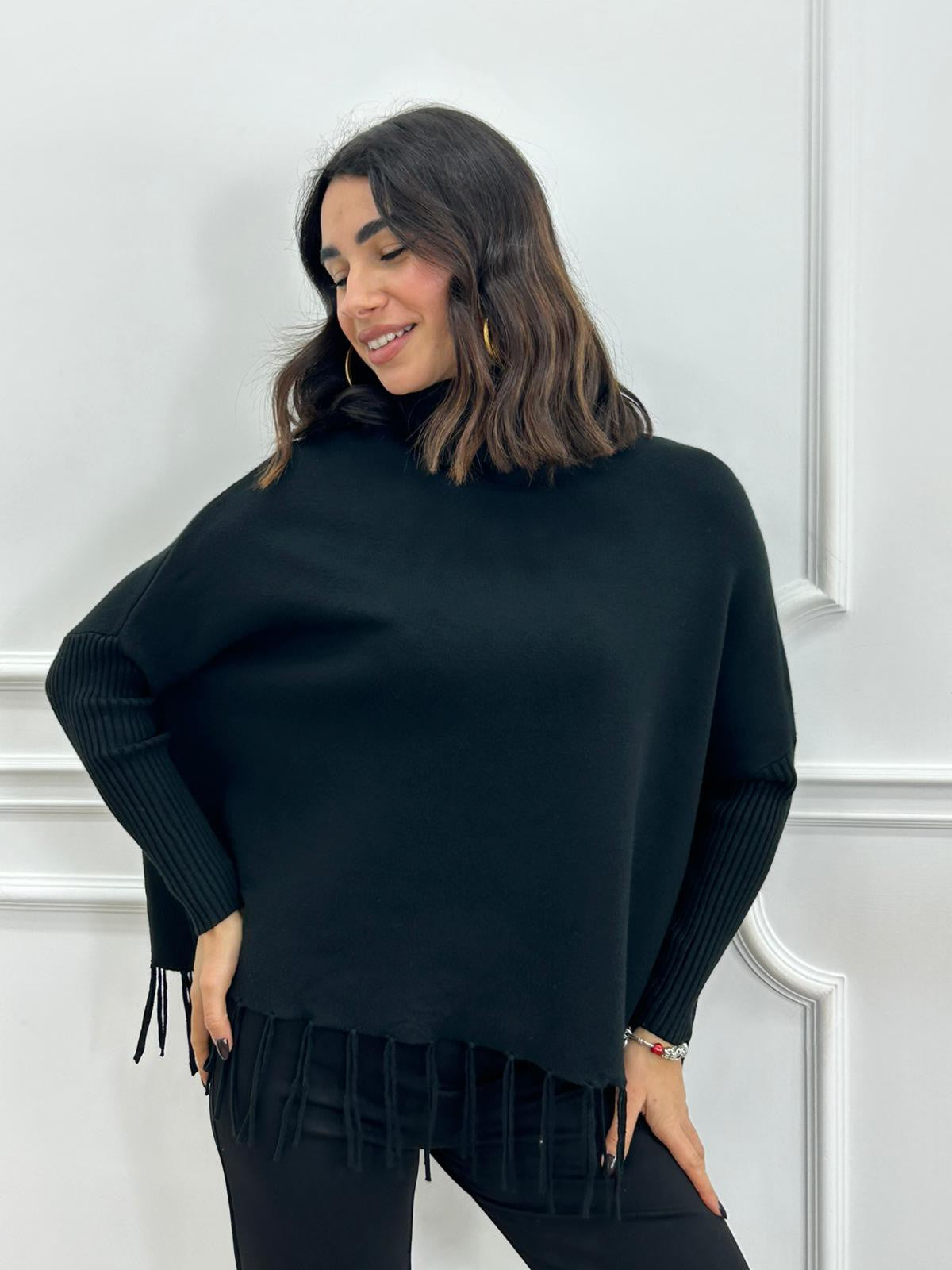 MAGLIA CON FRANGE NEW AI26