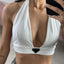TOP CON ALLACCIO COLLO 16587