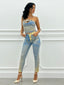 JEANS EFFETTO SATINATO