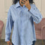 CAMICIA RIGHE CON STRASS