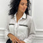 CAMICIA GEORGETTE CON TASCHINI