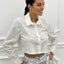 CAMICIA CROP MANICA LUNGA