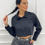 CAMICIA CROP MANICA LUNGA