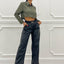 CAMICIA CROP MANICA LUNGA