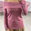 MAGLIA SCOLLO BARCA CON INSERTI IN LUREX
