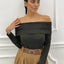 MAGLIA SCOLLO BARCA CON INSERTI IN LUREX