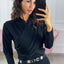 MAGLIA INCROCIO DRAPPEGGIATA