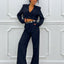 COMPLETO GIACCA CORTA E PANTALONE PALAZZO