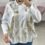 CAMICIA EFFETTO METALLIZZATO ORO