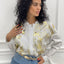 CAMICIA EFFETTO METALLIZZATO ORO