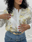 CAMICIA EFFETTO METALLIZZATO ORO