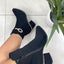 TRONCHETTO TACCO BASSO CON ACCESSORIO IN STRASS