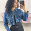 GIUBBINO JEANS CON TASCONI