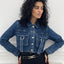 GIUBBINO JEANS CON TASCONI
