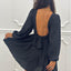 VESTITO MONOTINTA SCHIENA SCOPERTA