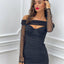 VESTITO TULLE DRAPPEGGIATO