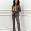 PANTALONE ZAMPA QUADRI TOP QUALITY