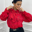 CAMICIA PIZZO MACRAME' CON FIOCCO