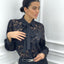 CAMICIA PIZZO MACRAME' CON FIOCCO
