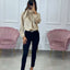 BLUSA IN RASO CON FIOCCO