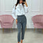 BLUSA IN RASO CON FIOCCO