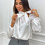 BLUSA IN RASO CON FIOCCO
