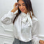 BLUSA IN RASO CON FIOCCO