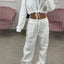 COMPLETO FELPA CROP E PANTALONE