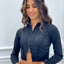 MAGLIA CROP CON ZIP