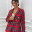 GIACCA IN TARTAN DOPPIO PETTO