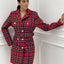 VESTITO MODELLO GIACCA IN TARTAN