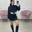 COMPLETO CAMICIA CON CRAVATTA E GONNA