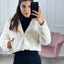 ECOPELLICCIA CROP CON TASCHE