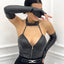 BODY ECOPELLE CON ZIP