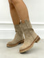 STIVALETTO CAMOSCIO BASSO