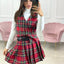 GILET TARTAN CON BOTTONI
