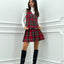 GONNA TARTAN CON CINTURINO
