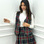 GONNA TARTAN CON CINTURINO