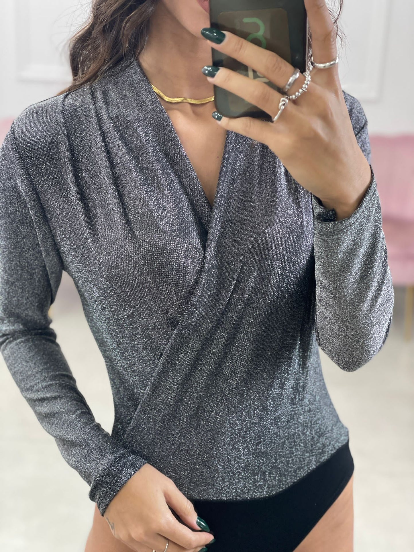 BODY LUREX INCROCIATO