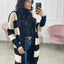 CARDIGAN LUNGO RIGHE ORIZZONTALI