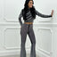 PANTALONE STRASS A ZAMPA