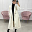 CAPPOTTO IN PANNO DOPPIO PETTO CON CINTURA