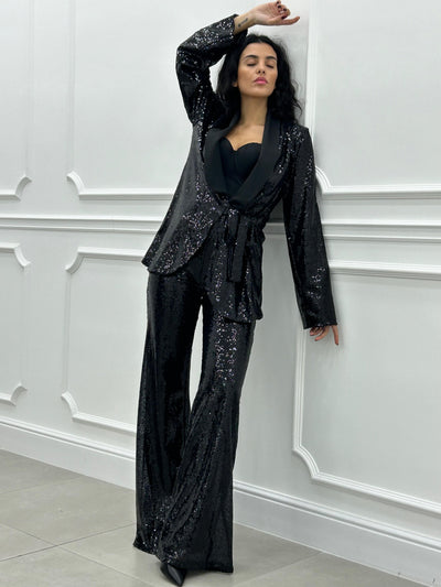 COMPLETO GIACCA E PANTALONE PAJETTE
